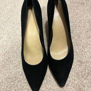 Marc Fisher Black Suede Heels